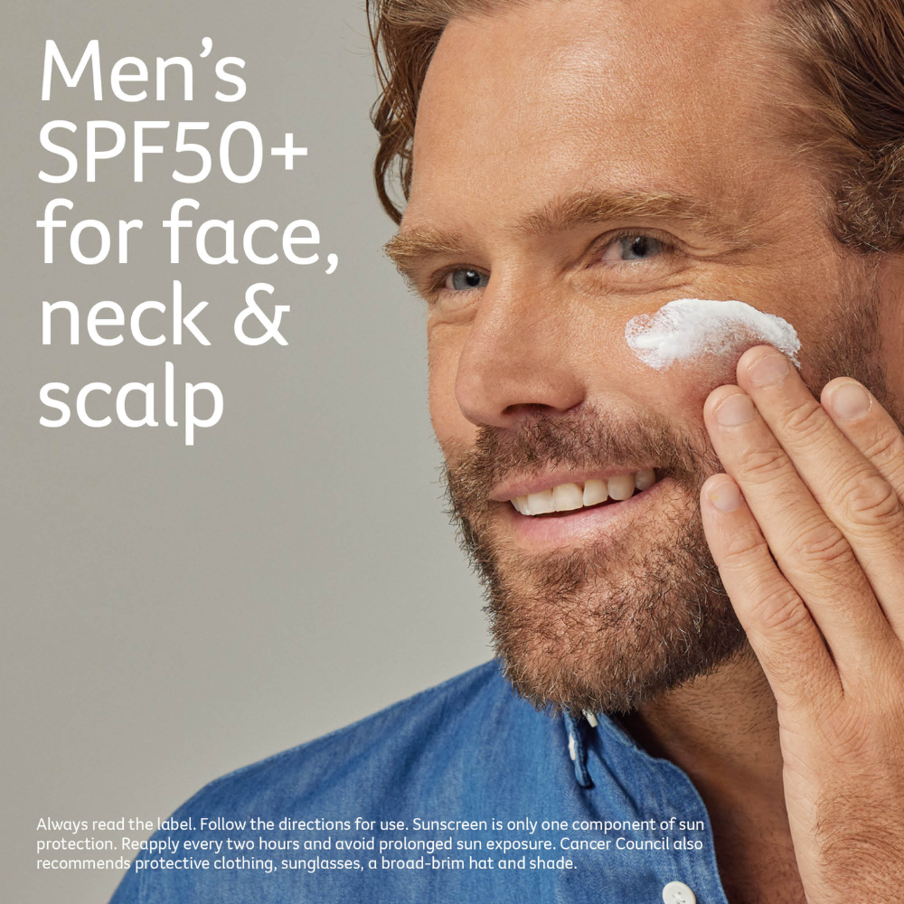 5 x Cancer Council Hydrating Sunscreen For Men SPF50+ 100mL