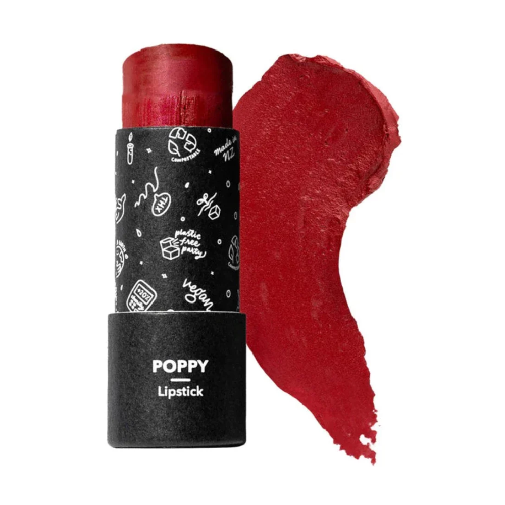 2 x ETHIQUE Lipstick 8g - Poppy Ruby Red
