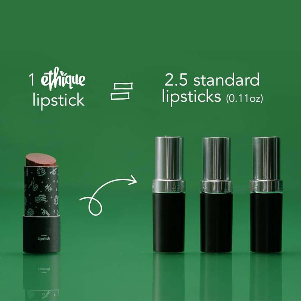 2 x ETHIQUE Lipstick 8g - Tulip Deep Berry Brown