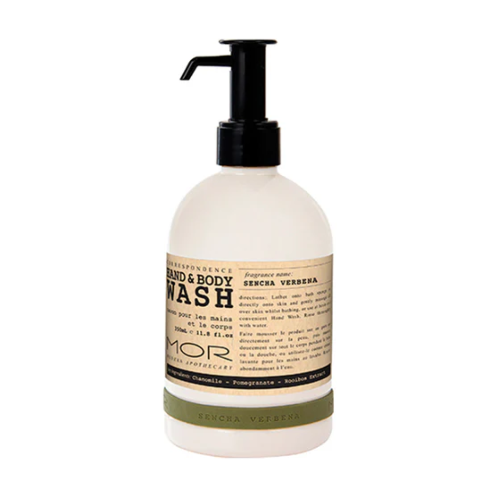 3 x MOR Boutique Correspondence Hand & Body Wash 350mL - Sencha Verbena