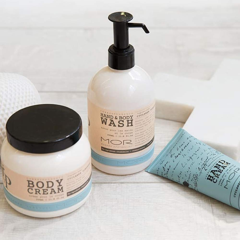 3 x MOR Boutique Correspondence Hand & Body Wash 350mL - Sencha Verbena