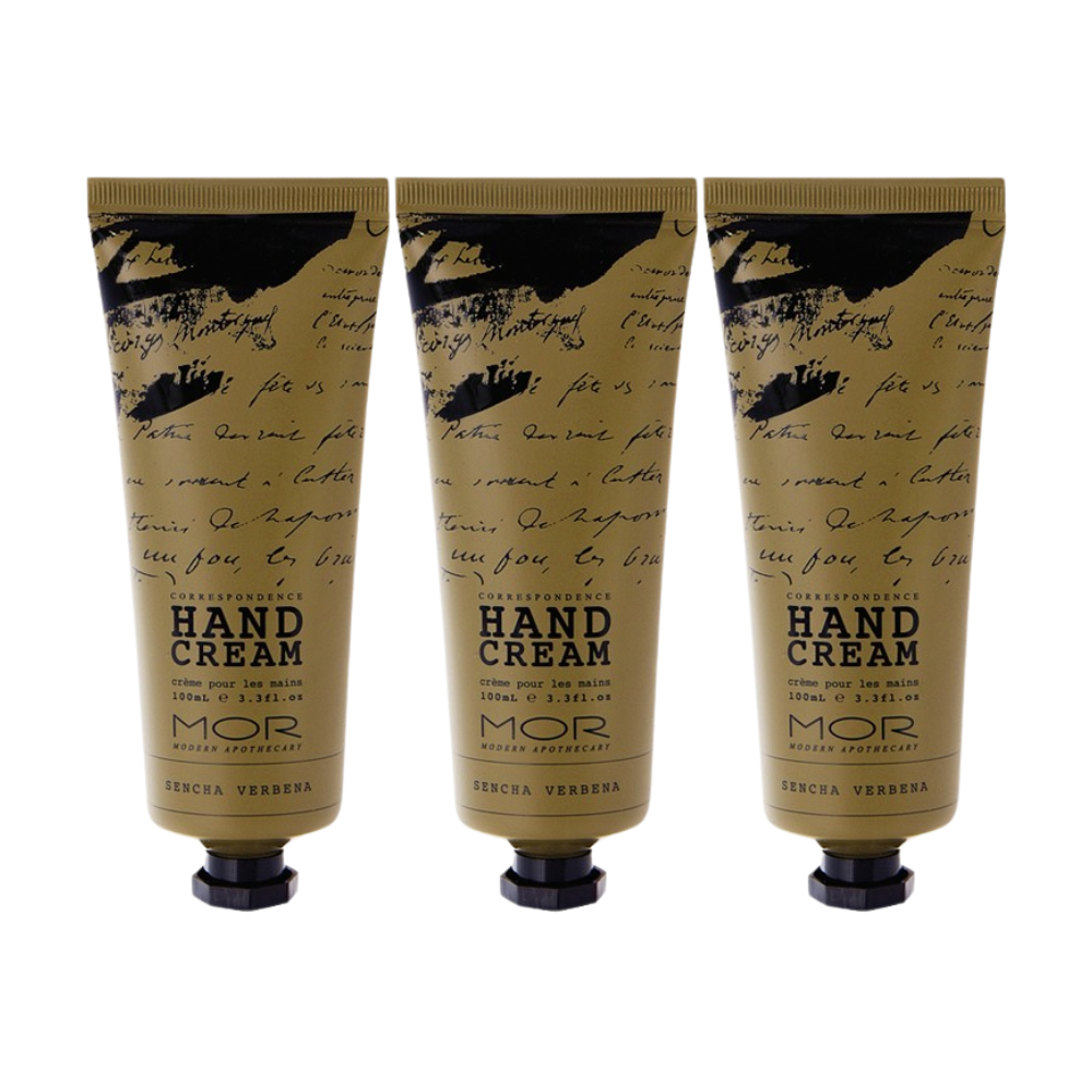 3 x MOR Boutique Correspondence Hand Cream 100mL - Sencha Verbena