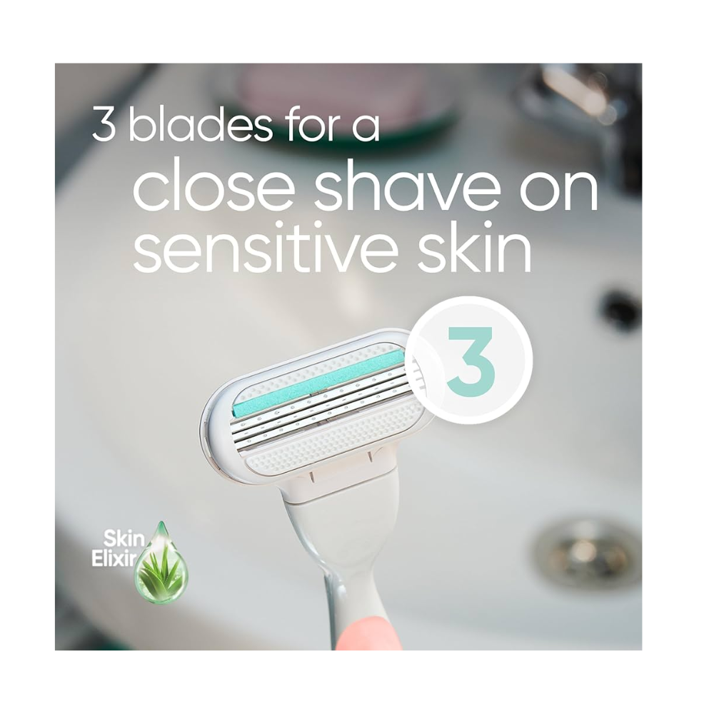 Gillette Venus Deluxe Smooth Sensitive Blade Refill 4 Pack