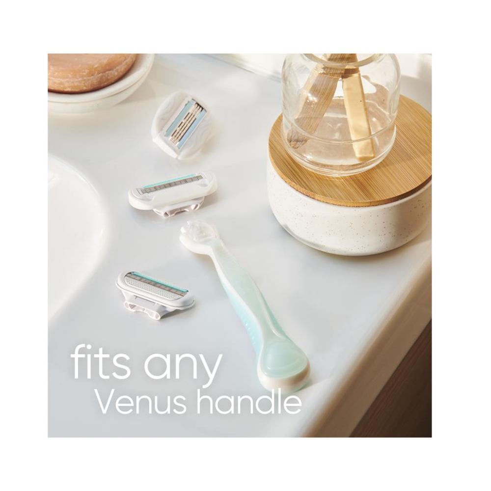 Gillette Venus Deluxe Smooth Sensitive Razor + 2 Refill Blades