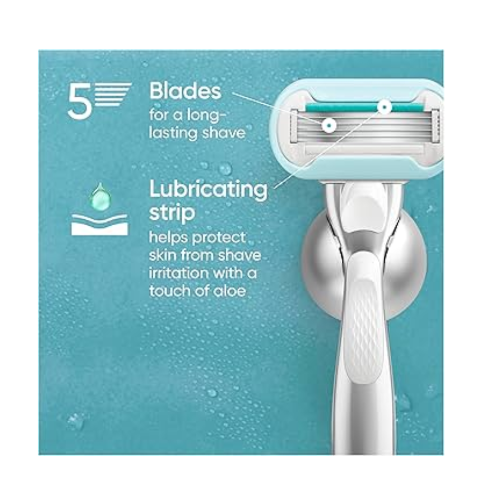 Gillette Venus Deluxe Smooth Sensitive Razor + 2 Refill Blades