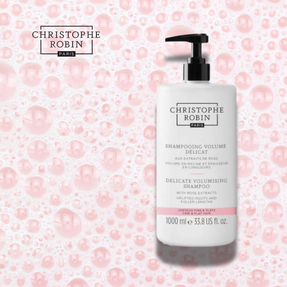 Christophe Robin Delicate Volumising Shampoo with Rose Extracts 1000mL