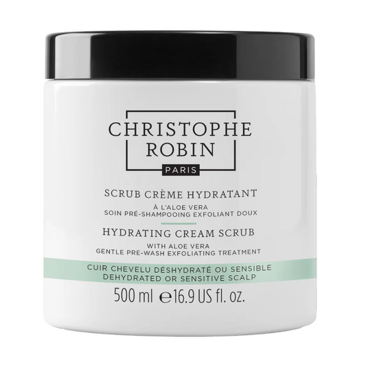 Christophe Robin Hydrating Cream Scrub with Aloe Vera 500mL