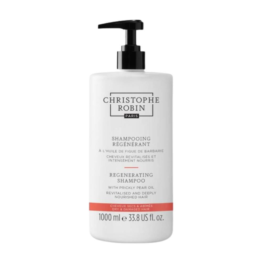 Christophe Robin Regenerating Shampoo with Prickly Pear Oil 1000mL