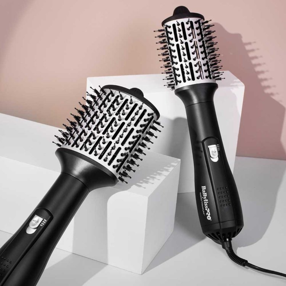 BaBylissPRO Nano Titanium Hot Air Styling Brush Oval 89mm