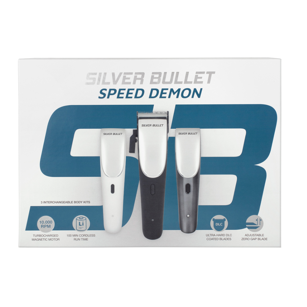 Silver Bullet Speed Demon Professional-Grade Hair Clipper Set