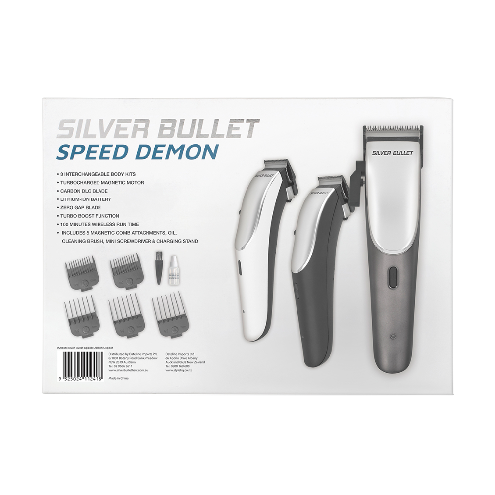 Silver Bullet Speed Demon Professional-Grade Hair Clipper Set