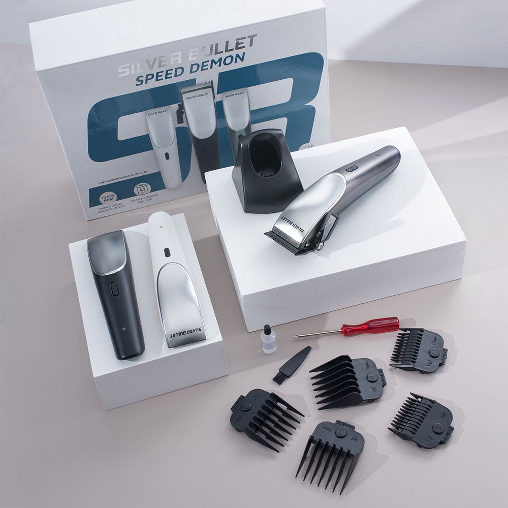 Silver Bullet Speed Demon Professional-Grade Hair Clipper Set