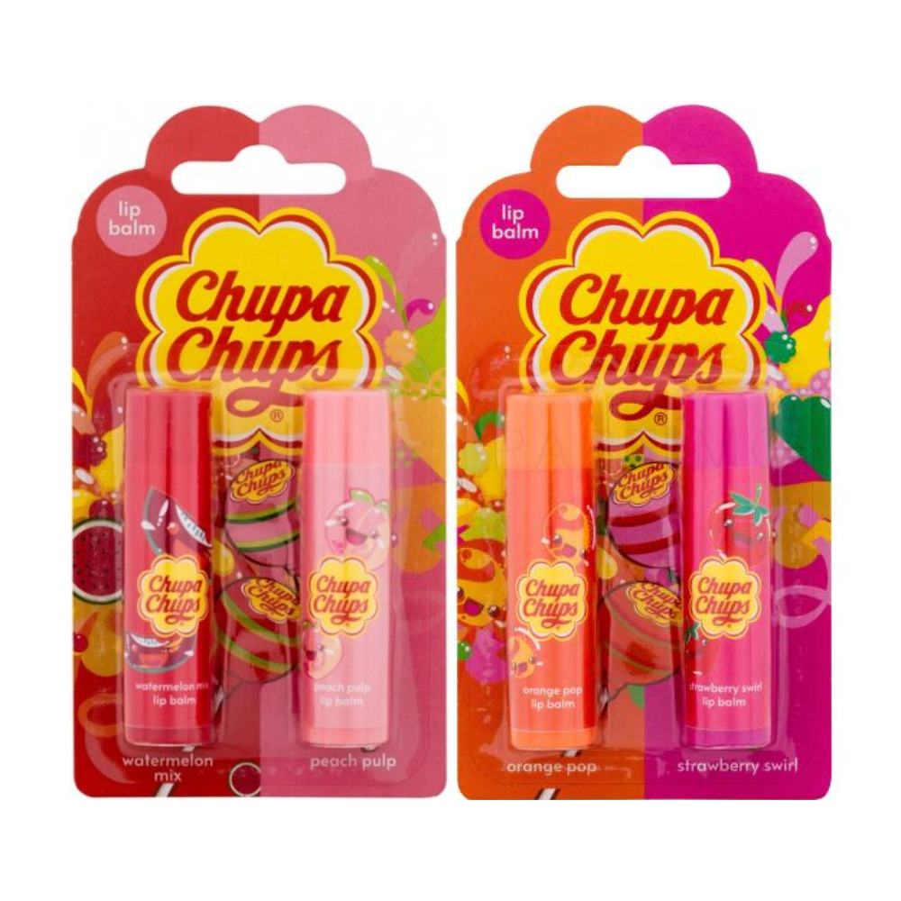 Chupa Chups 4 Piece Lip Balm Set
