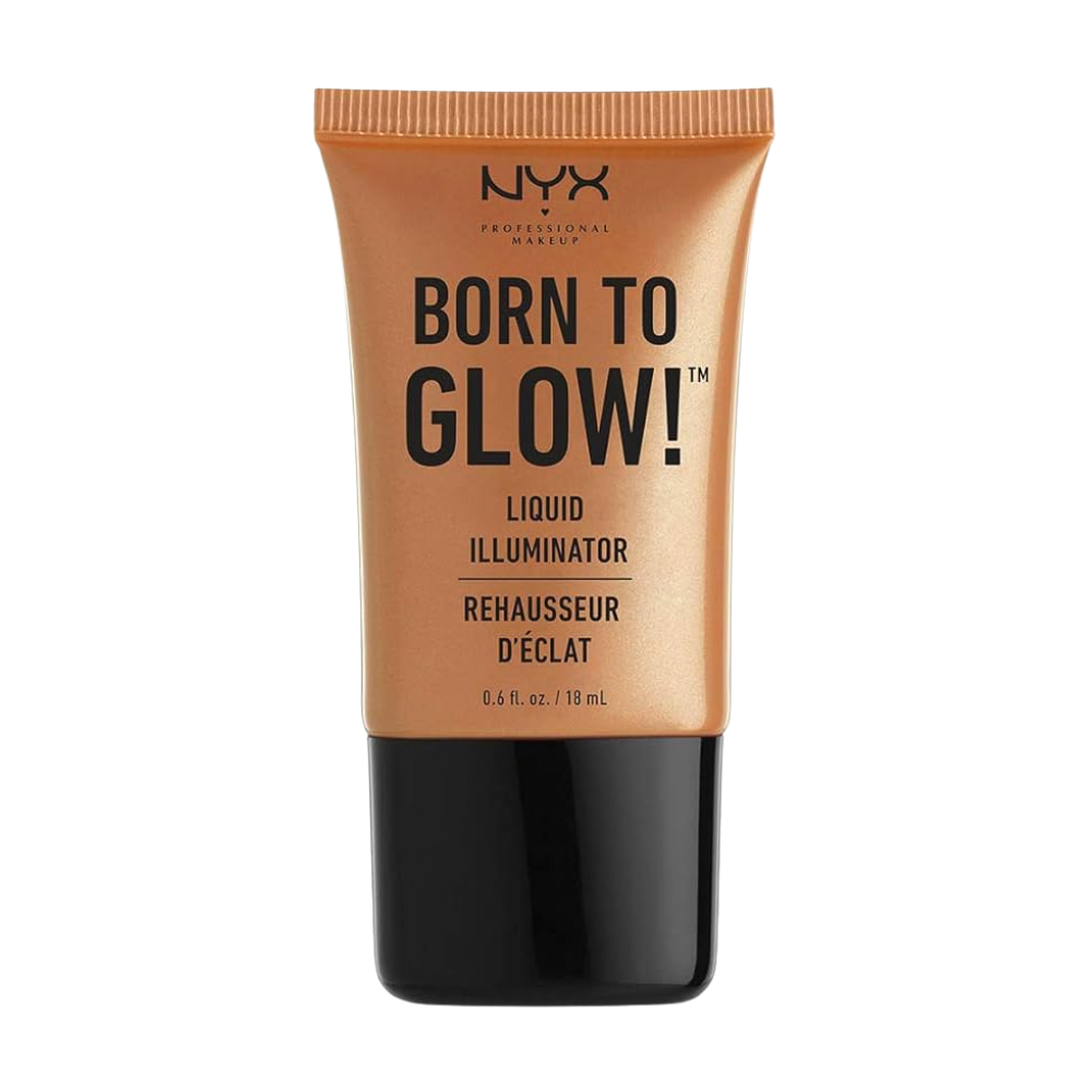 3 x NYX Professional Makeup Born To Glow Liquid Illuminator 18mL - Pure Gold