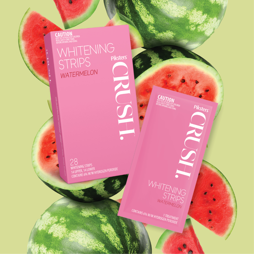 5 x Piksters Crush Whitening Strips 28 Pack - Watermelon