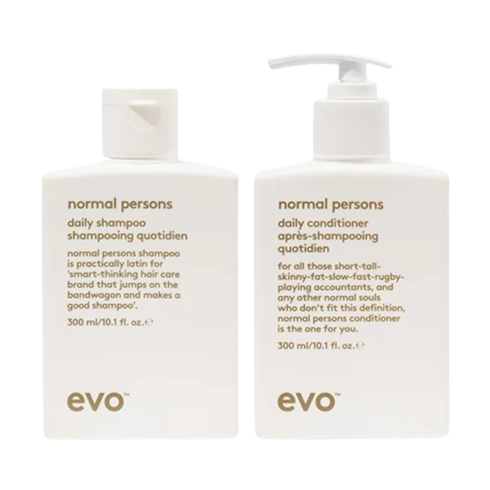 Evo Normal Persons Daily Shampoo & Conditioner 300mL Duo