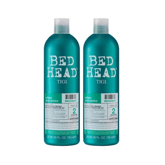 2 x TIGI Bed Head Urban Antidotes Level 2 Recovery Shampoo 750mL