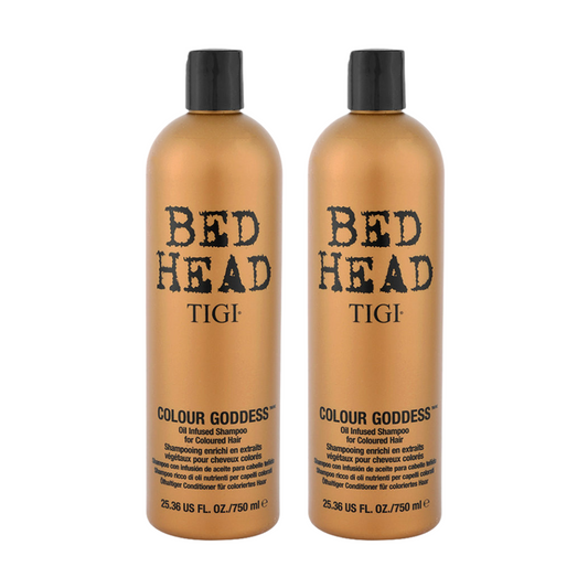 2 x TIGI Bed Head Colour Goddess Shampoo 750mL