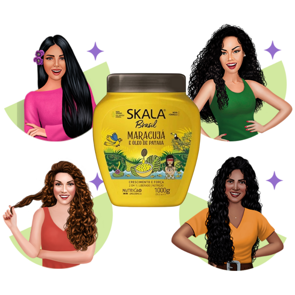 Skala Brasil Maracuja & Pataua Oil 2-in-1 Hair Treatment Conditioning Cream 1000g