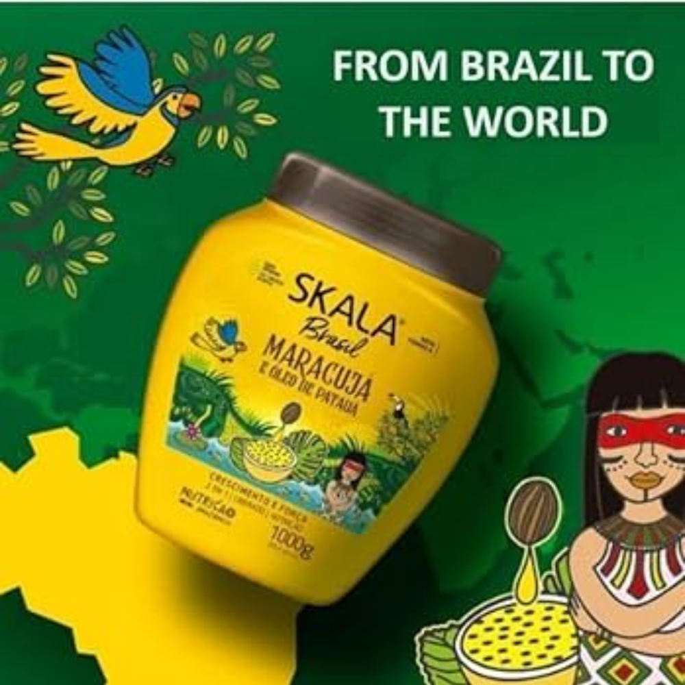 Skala Brasil Maracuja & Pataua Oil 2-in-1 Hair Treatment Conditioning Cream 1000g