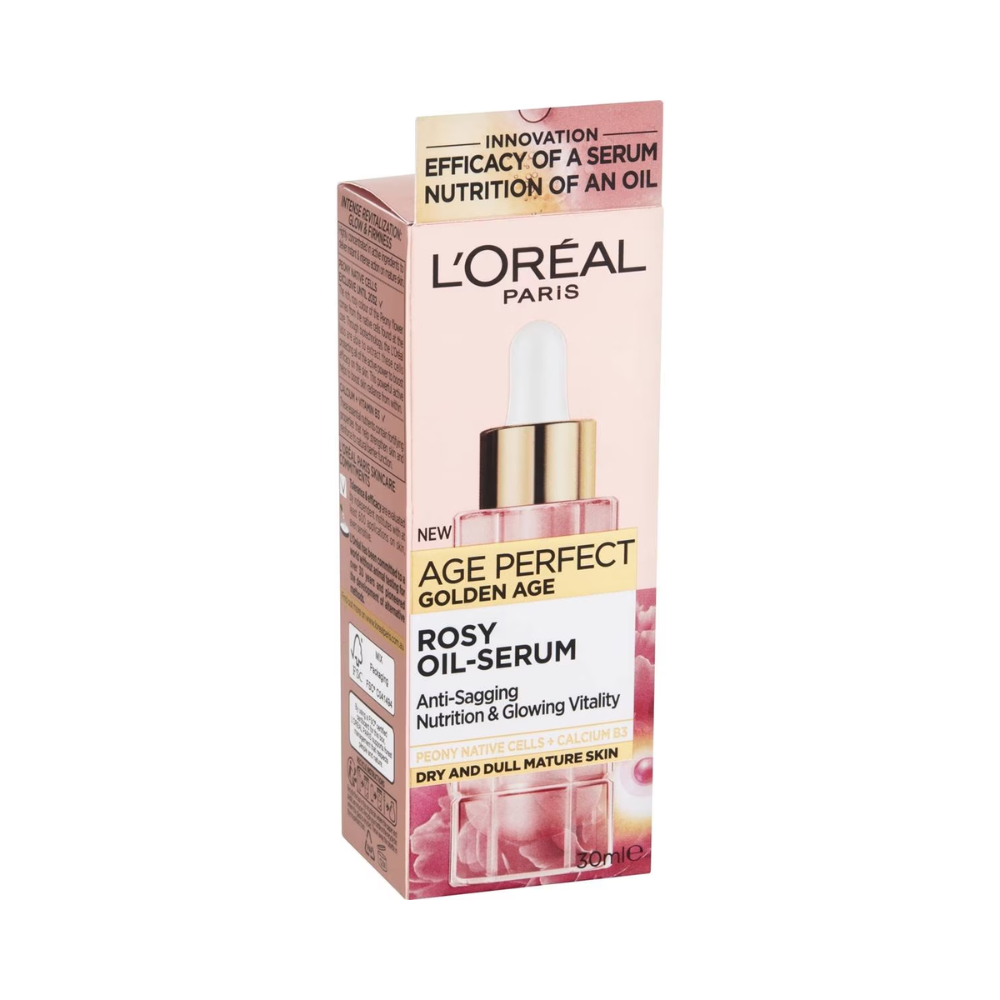 L'Oreal Paris Age Perfect Golden Age Rosy 3 Piece Night Routine Skin Care Set
