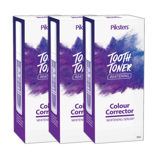 3 x Piksters Tooth Toner Colour Corrector Serum 30mL