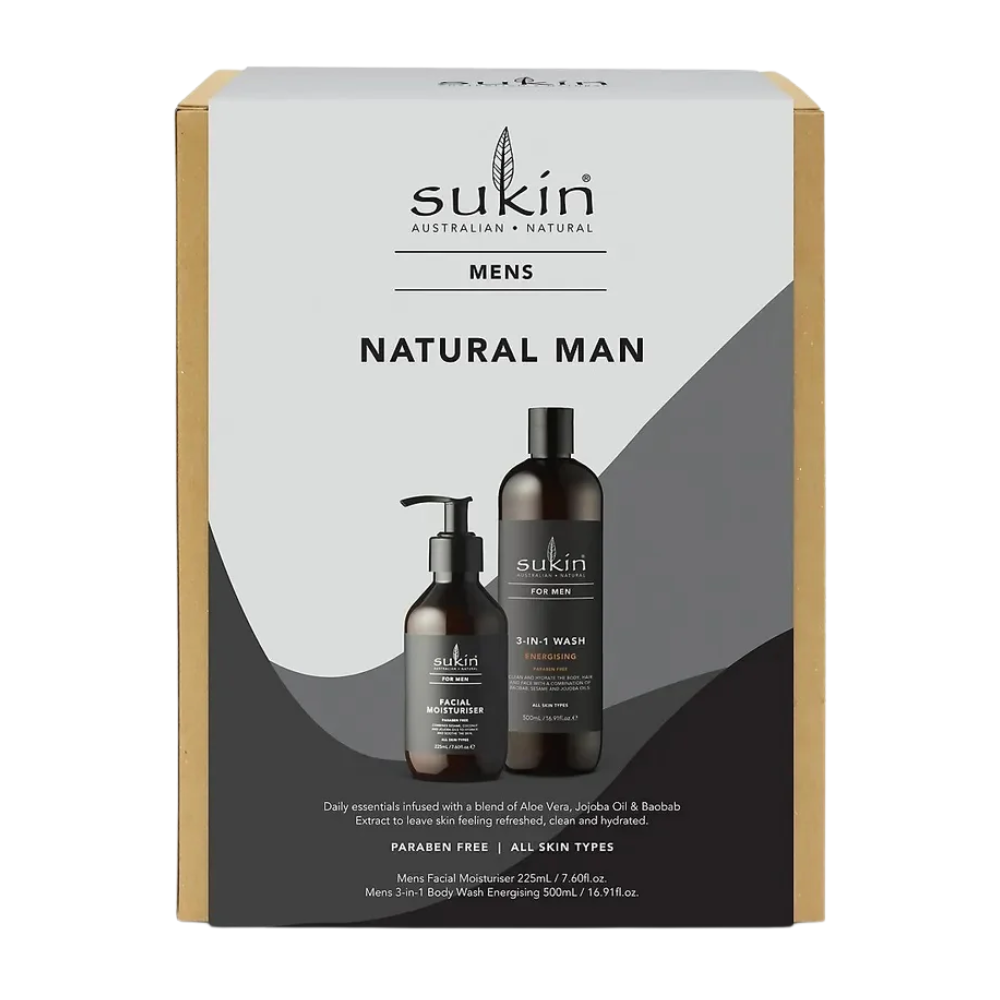 Sukin For Men Natural Man Gift Pack Duo