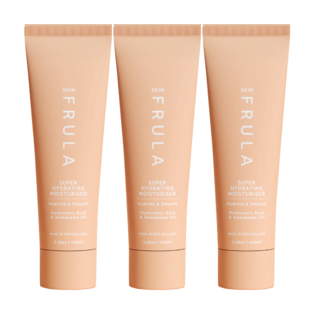3 x Frula Skin Hyaluronic Super Hydrating Moisturiser with Hyaluronic Acid 100mL
