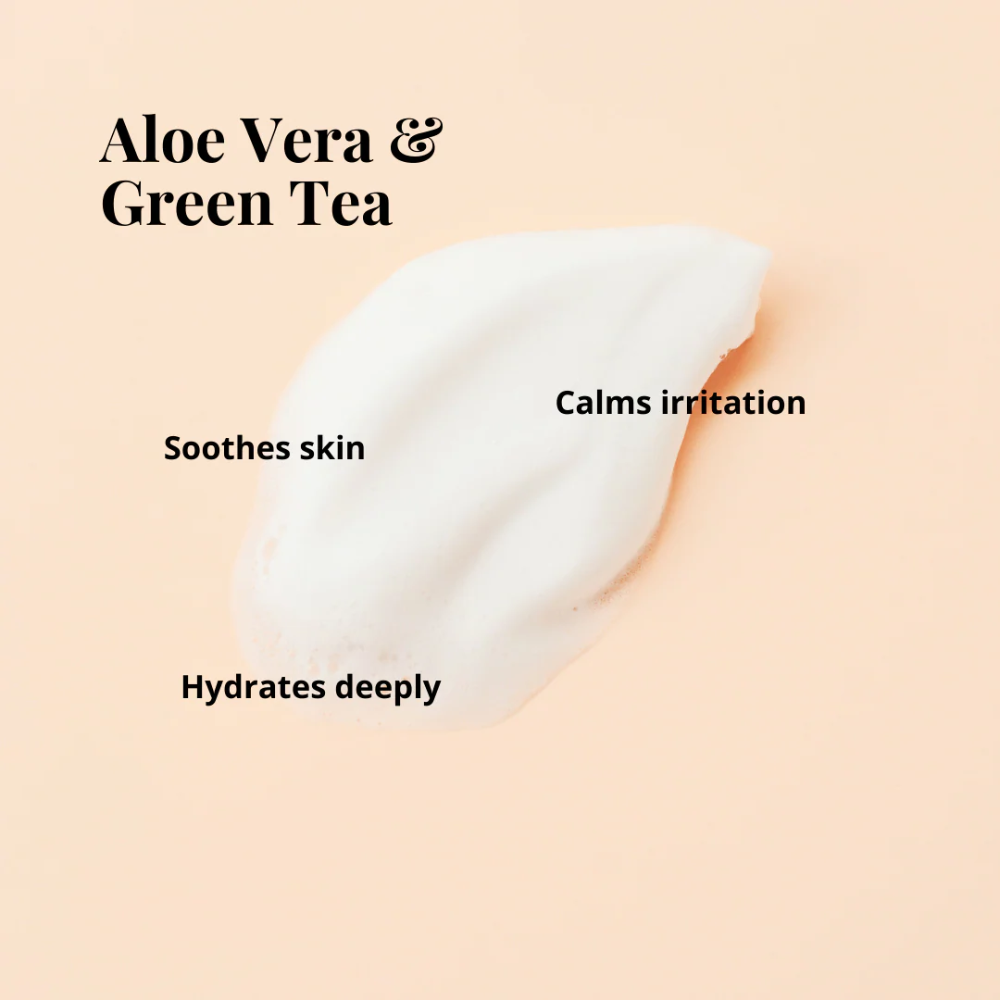 3 x Frula Skin Gentle Foaming Face Cleanser with Green Tea & Aloe Vera 150mL