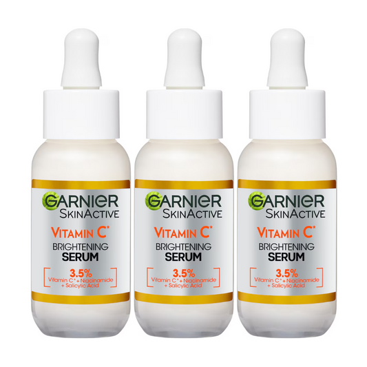 3 x Garnier SkinActive Vitamin C Brightening Serum 15mL