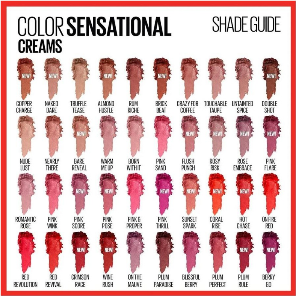 2 x Maybelline Color Sensational Lipstick 4.2g - 235 Warm Me Up