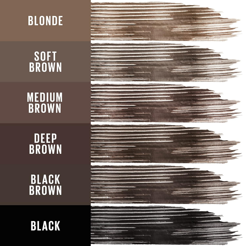 2 x Maybelline Tattoo Brow 36hr Styling Gel 6mL - 257 Medium Brown