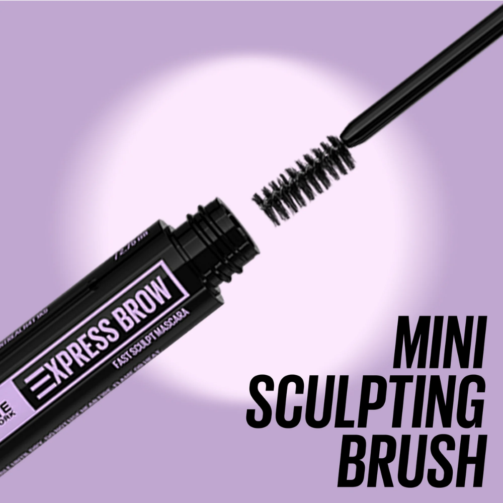 3 x Maybelline Express Brow Fast Sculpt Brow Gel Mascara 2.75mL - Medium Brown