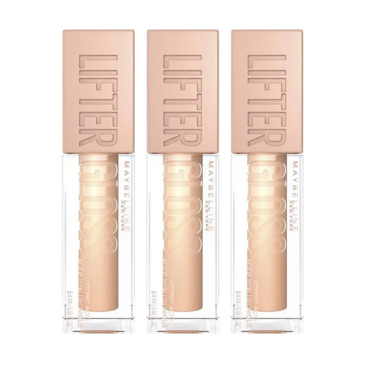 3 x Maybelline Lifter Gloss Hydrating Lip Gloss 5.4mL - 20 Sun