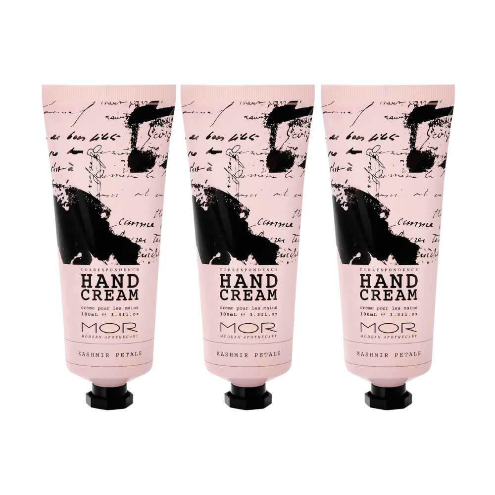 3 x MOR Boutique Correspondence Hand Cream 100mL - Kashmir Petals