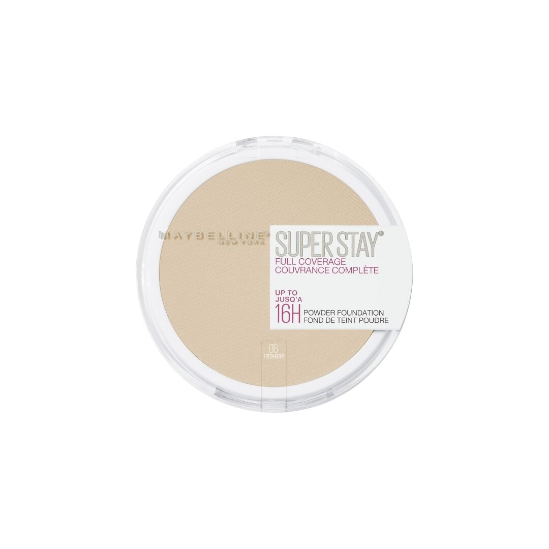 2 x Maybelline SuperStay 16HR Full Coverage Powder Foundation 9g - 06 Fresh Beige
