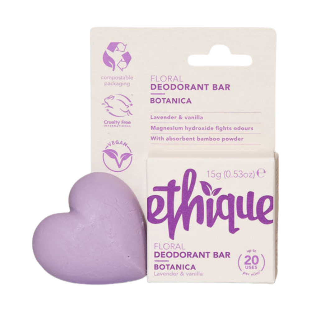 5 x ETHIQUE Mini Deodorant 15g - Botanica Floral