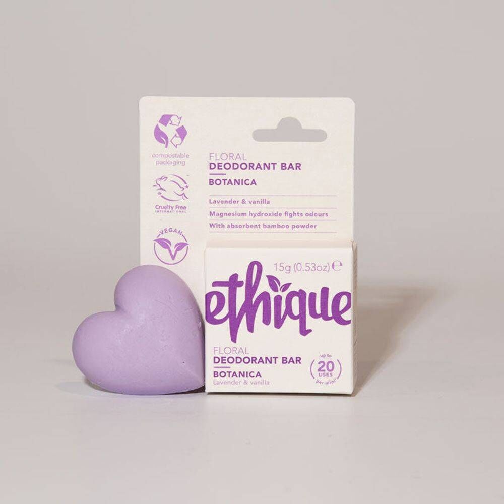 5 x ETHIQUE Mini Deodorant 15g - Botanica Floral