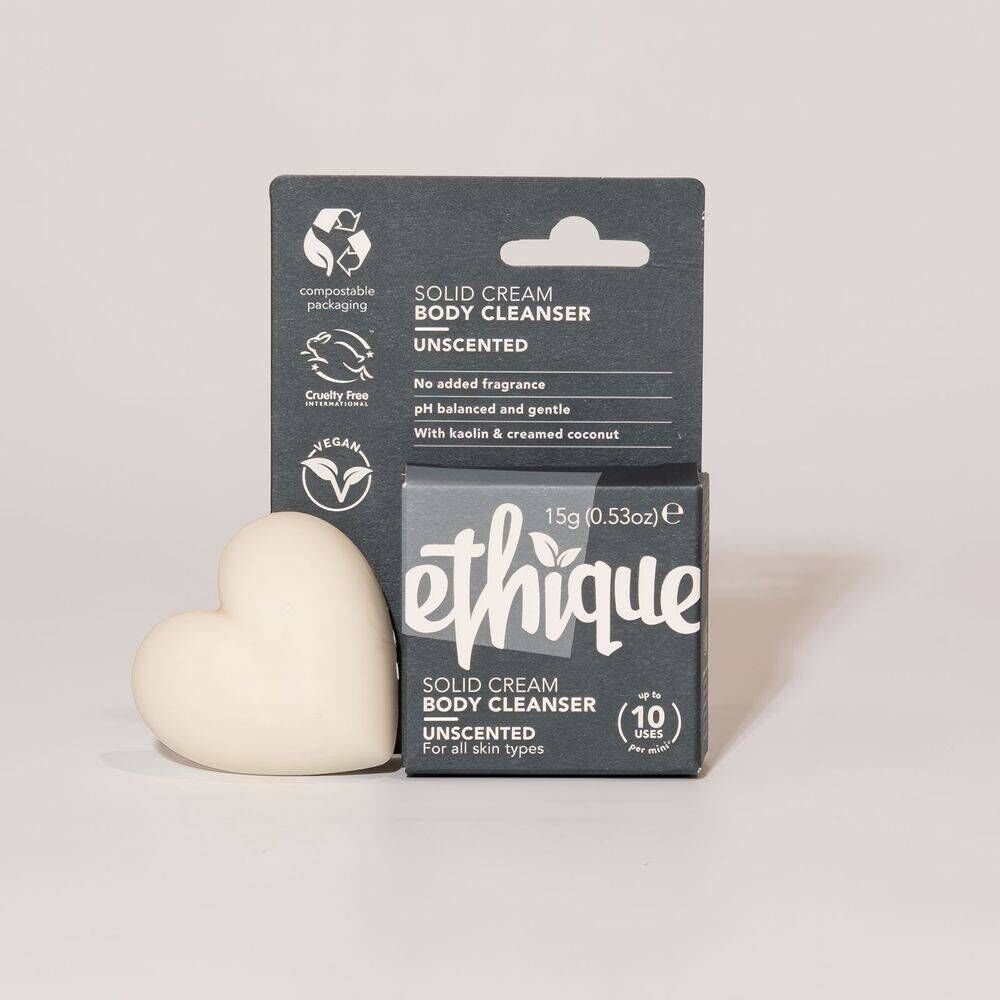 5 x ETHIQUE Solid Body Cleanser Mini 15g - Unscented