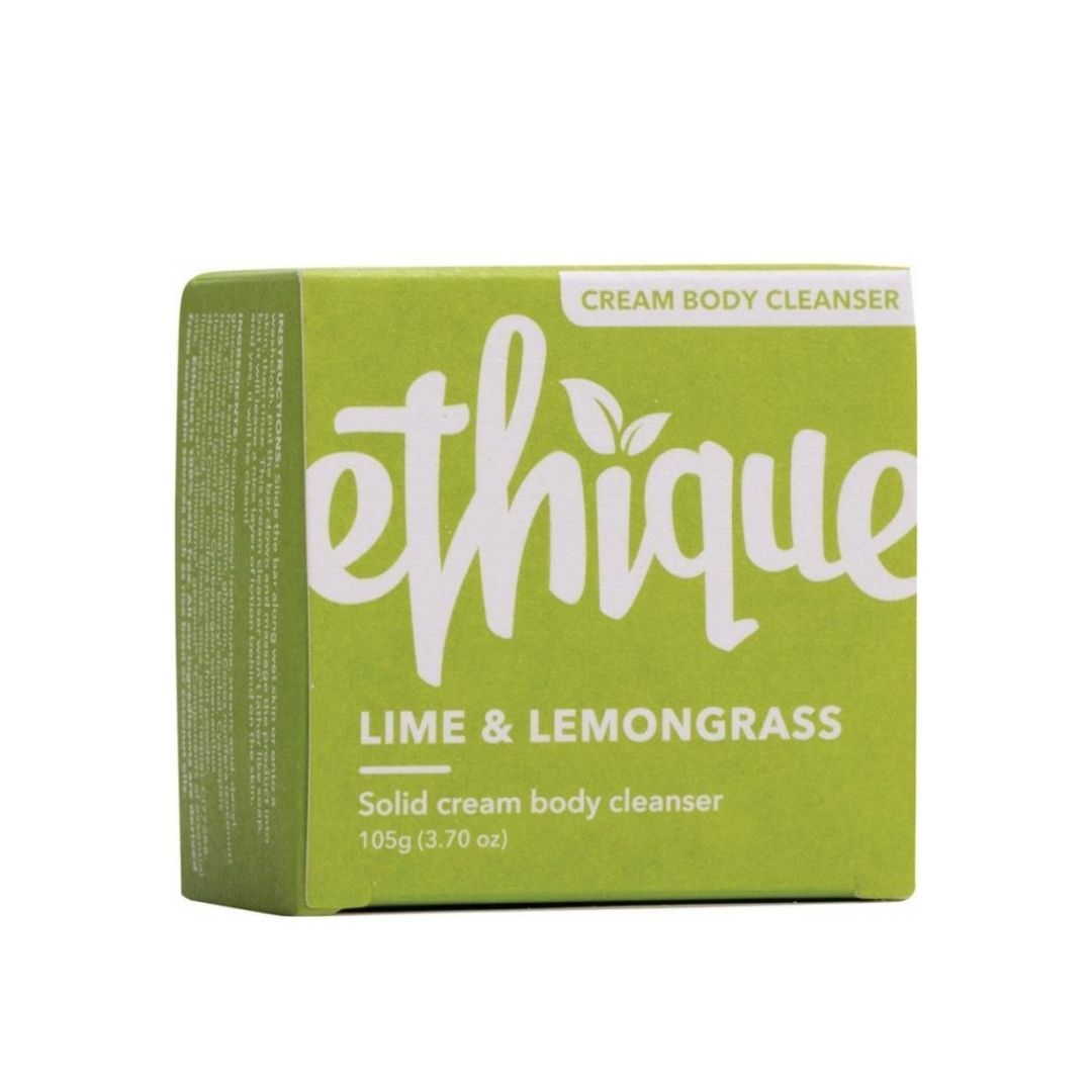 5 x ETHIQUE Solid Cream Body Cleanser Mini 15g - Lime & Lemongrass