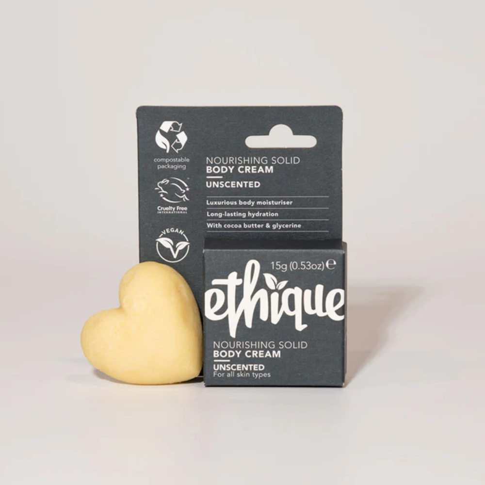 5 x ETHIQUE Solid Nourishing Body Cream Mini 15g - Unscented