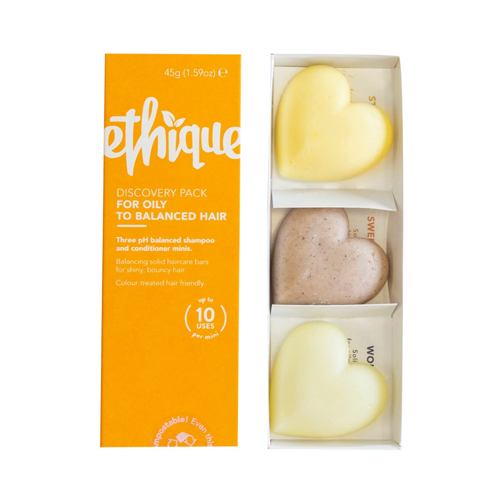 6 x ETHIQUE Discovery Minis 3 Pack - For Oily To Balanced 45g