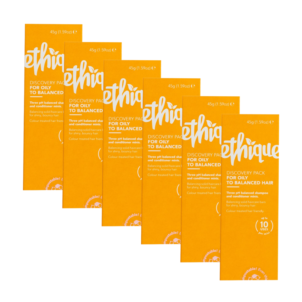 6 x ETHIQUE Discovery Minis 3 Pack - For Oily To Balanced 45g