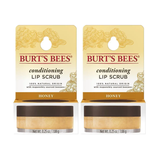 2 x Burt's Bees Conditioning Lip Scrub 7.08g - Honey