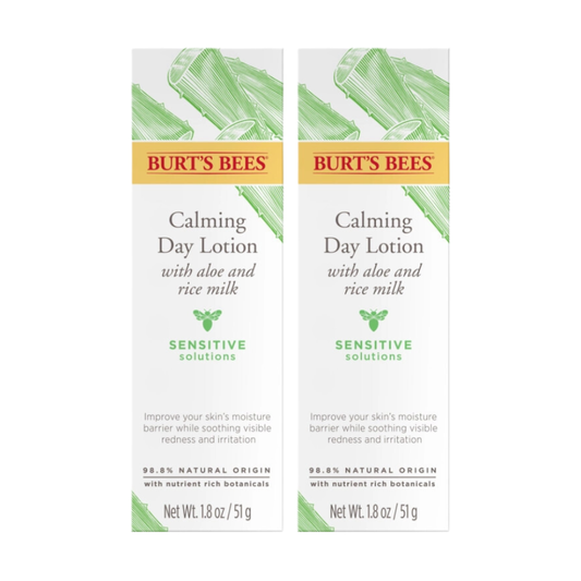 2 x Burt's Bees Sensitive Solutions Calming Day Lotion 51g