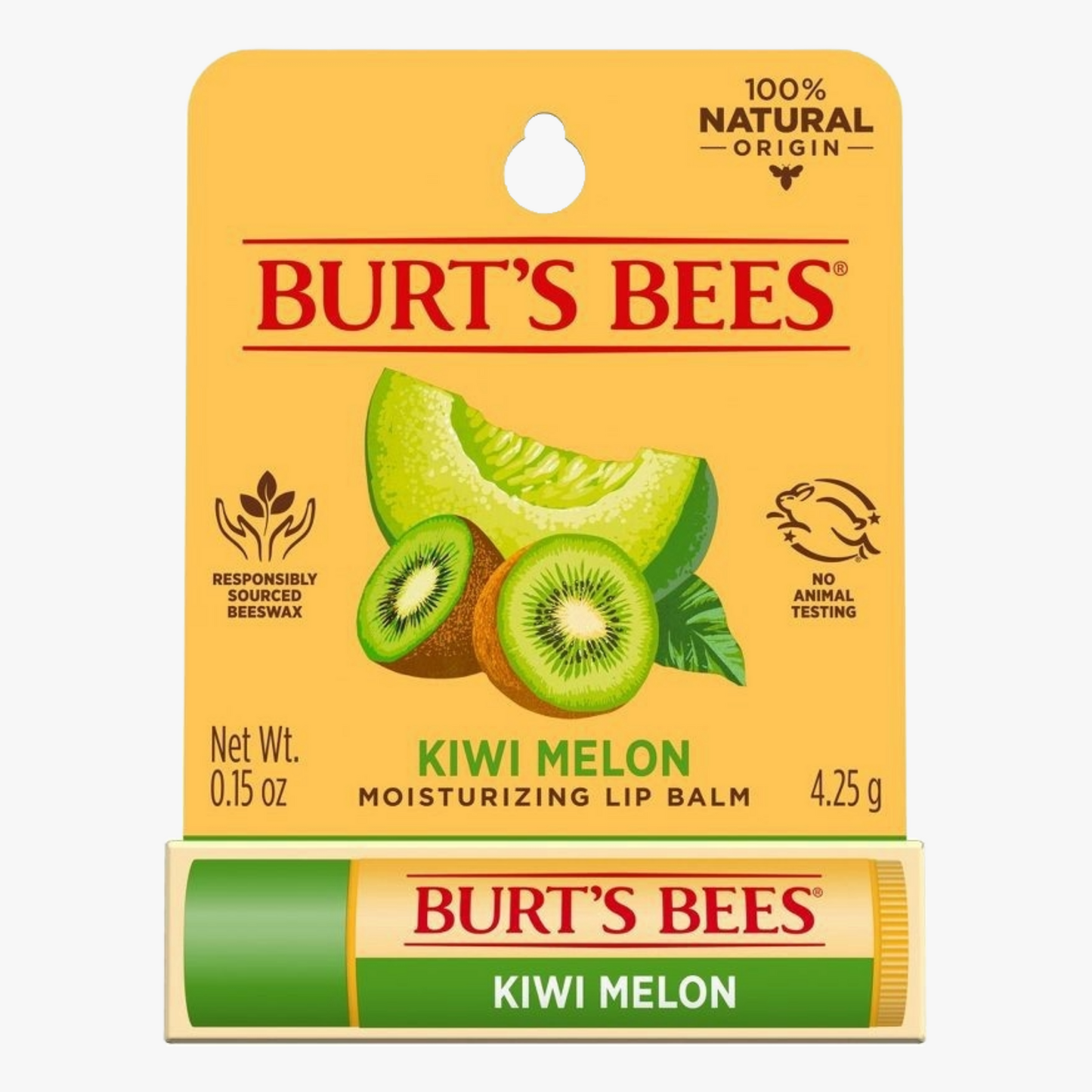 6 x Burt's Bees Kiwi Melon Lip Balm 4.25g