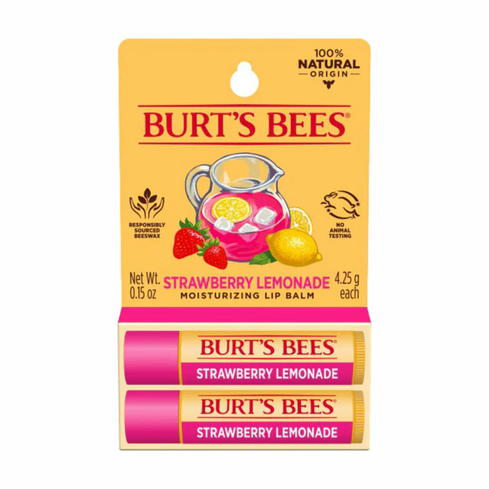Burt's Bees Strawberry Lemonade Twin Pack 2x4.25g