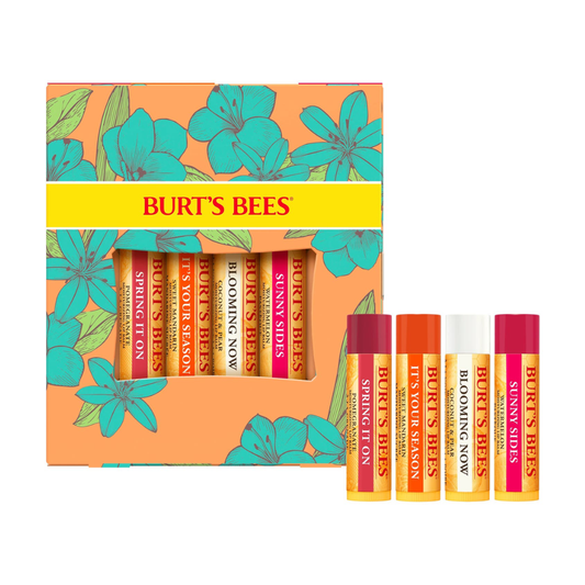 Burt's Bees Spring Just Picked Lip Balm Set 4x4.25g