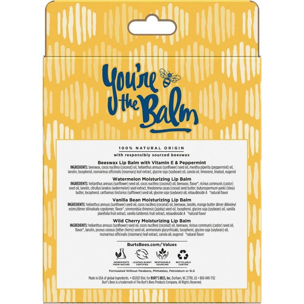 Burt's Bees You're The Balm Lip Balm Set 4x4.25g