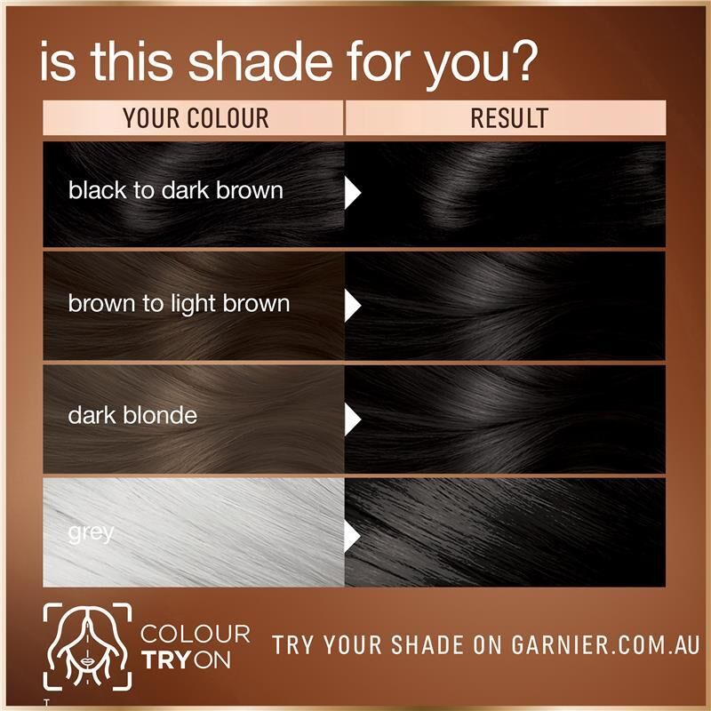 Garnier Permanent Hair Colour - 3.0 Dark Chocolate Brown